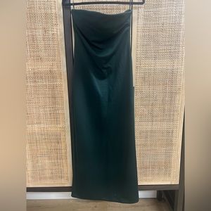 Zara Strapless Slit Dress